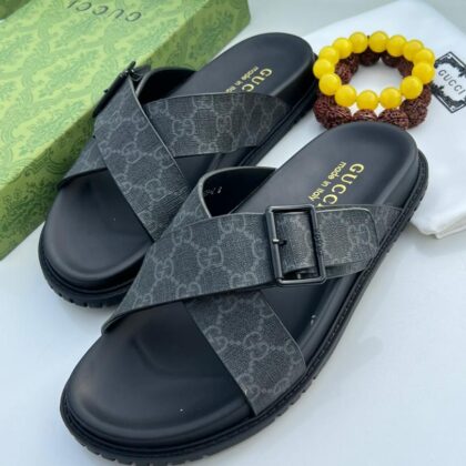 High quality men designer slippers